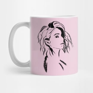 Charcoal drawing Mug